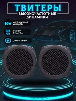 Пищалки Автомобильные Твитер в Машину для Авто 80W 4Ом 0RGANICA 72520509 купить за 175 ₽ в интернет-магазине Wildberries