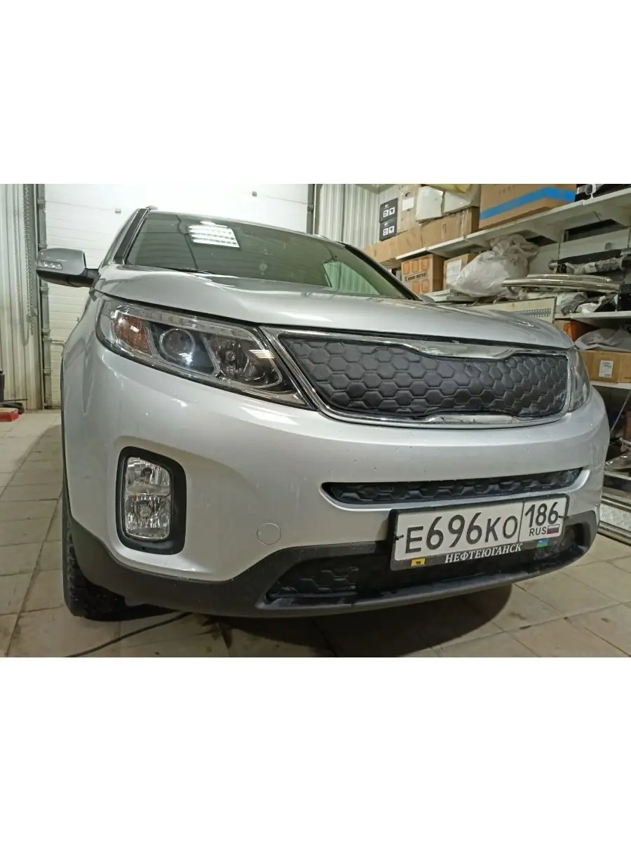 Утеплитель радиатора Kia Sorento 2012 - 2021. Комплект АвтоСтиль 72572477  купить за 2 619 ₽ в интернет-магазине Wildberries