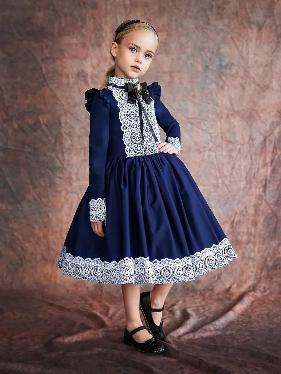 Bella Monella Платье для девочки с отстегивающимся подъюбником 204-0014