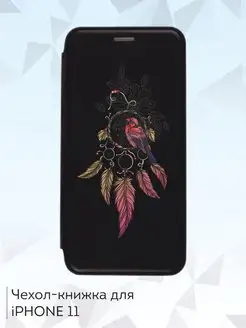 Чехол книжка на iPhone 11 с принтом Птица Mcover 72734412 купить за 375 ₽ в интернет-магазине Wildberries