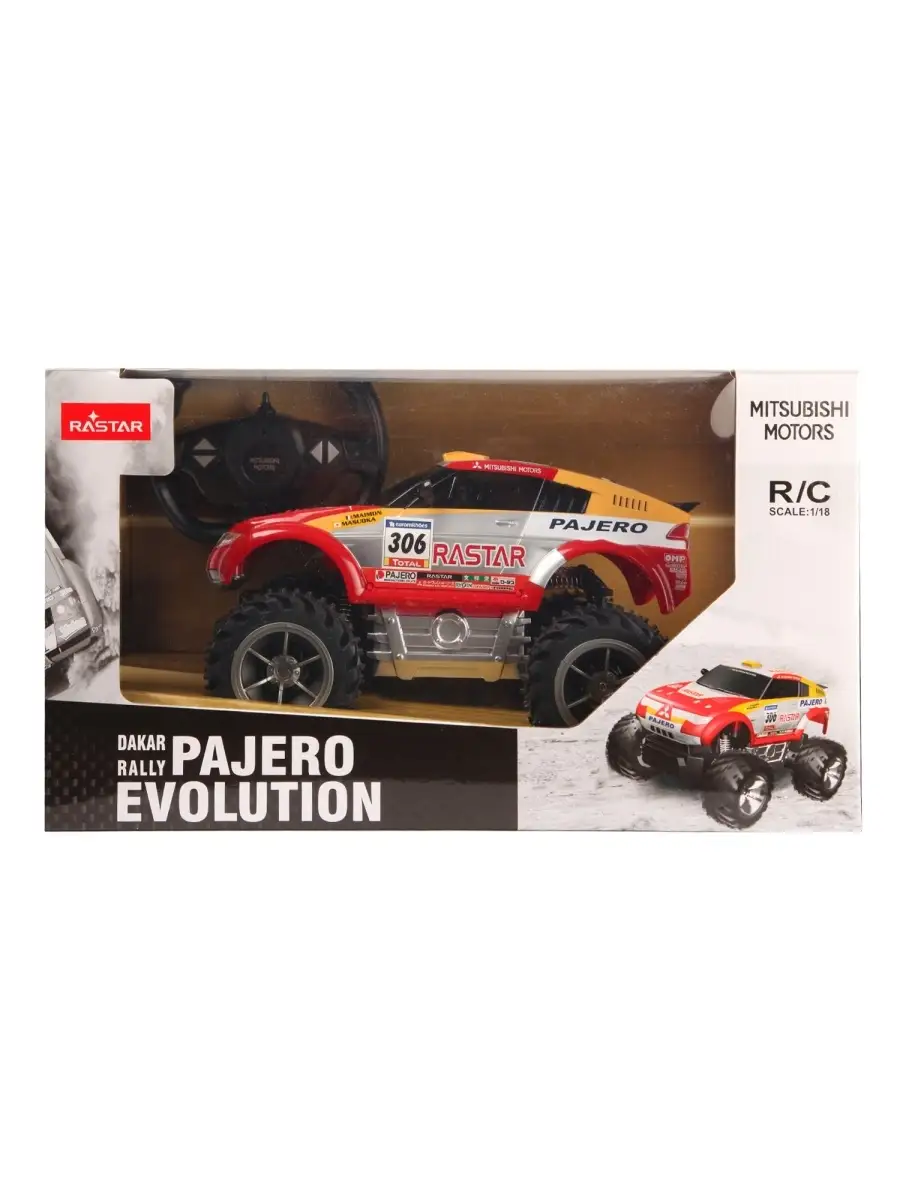 Машина Rastar РУ 1:18 Pajero Красная 20100 RASTAR 72759764 купить за 2 959  ₽ в интернет-магазине Wildberries