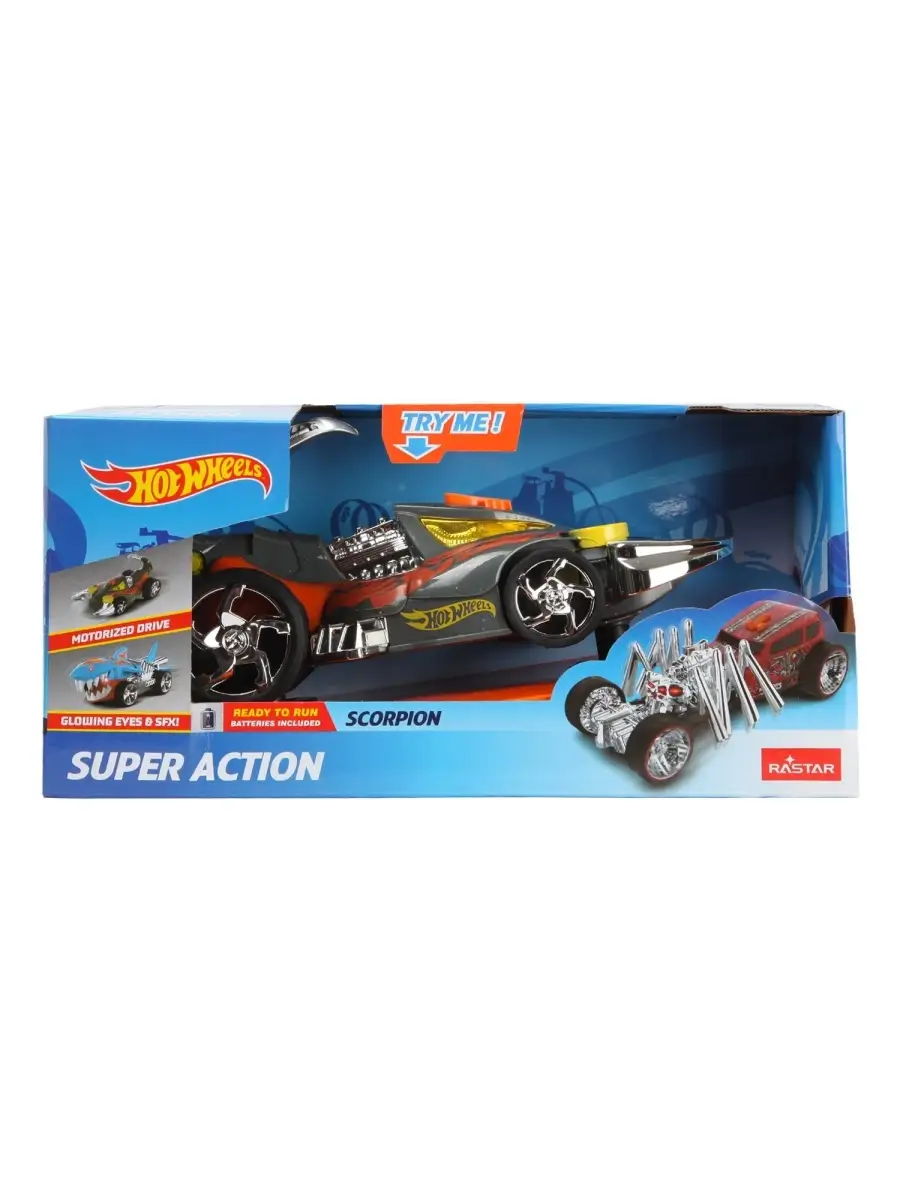 Машина Hot Wheels Action Scorpedo 62003 Hot Wheels 72764060 купить за 2 501  ₽ в интернет-магазине Wildberries