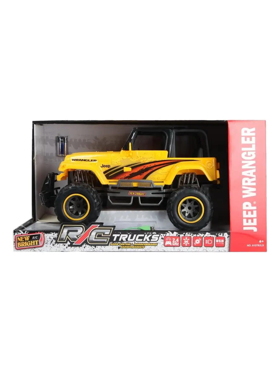 Машина New Bright 1:10 Jeep 61079ULS New Bright 72767029 купить за 4 175 ₽  в интернет-магазине Wildberries