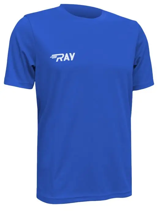Ray Футболка спортивная базовая для спортзала, синий, фото 4