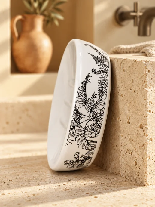 Bath Plus Набор аксессуаров для ванной керамический, черный, фото 4