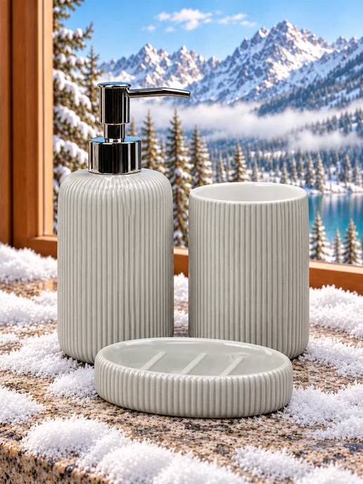 Bath Plus Набор для ванной комнаты керамический, вариант