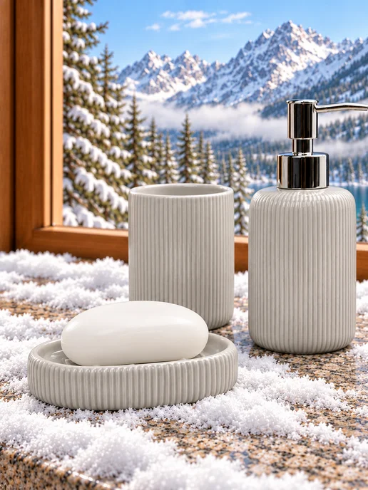 Bath Plus Набор для ванной комнаты керамический, вариант, фото 3
