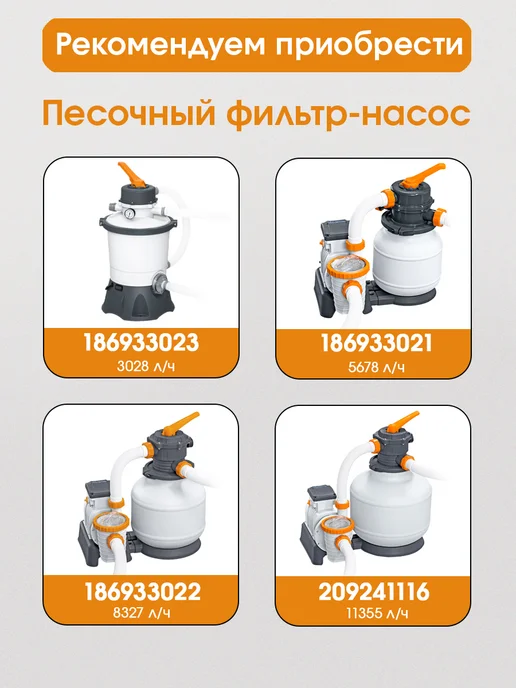 Bestway Бассейн каркасный 305х66 см, 305x66 см, фото 8