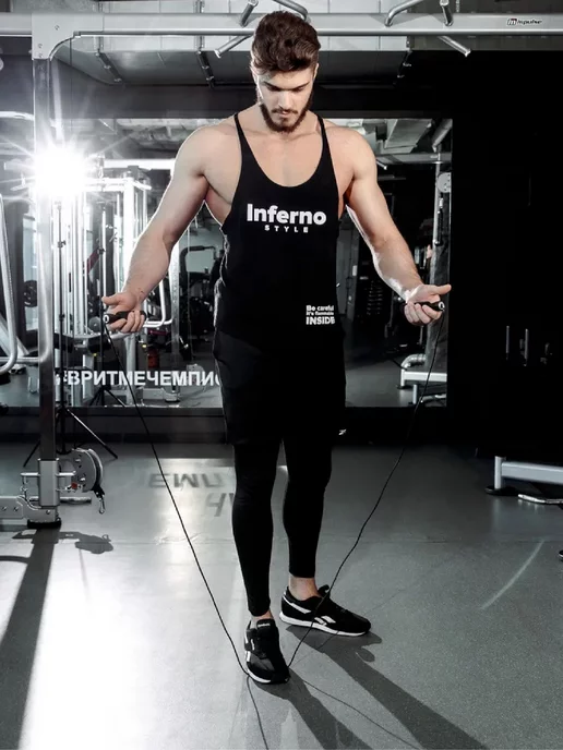 Shark Fit Скакалка спортивная для фитнеса взрослая детская, черный, фото 5