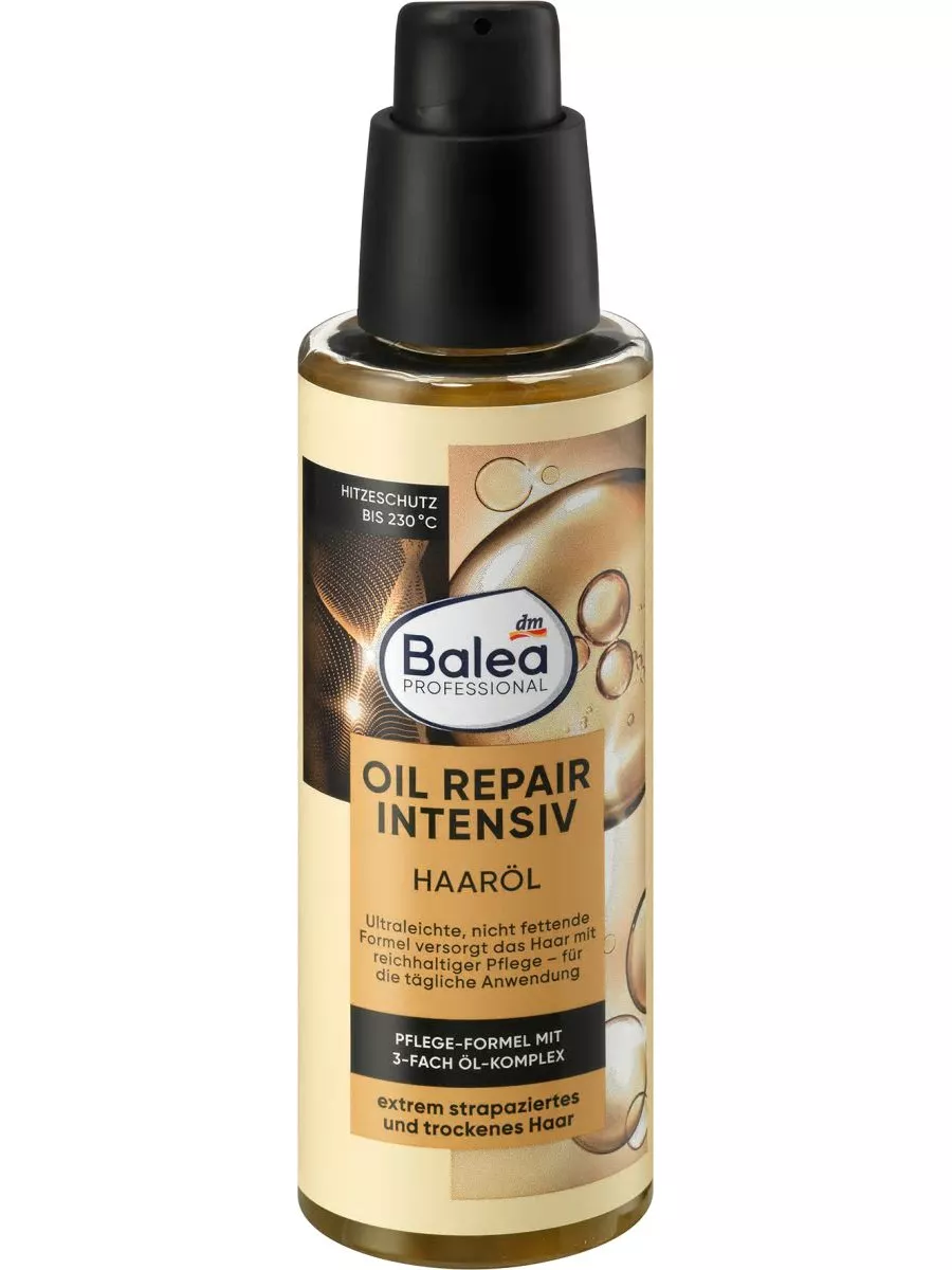 Масло для сухих волос Repair Intensiv, 100мл. Balea 72851125 купить в  интернет-магазине Wildberries