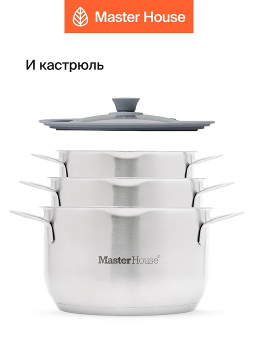Master House Крышка универсальная для сковороды 20-22-24 см, 24-26, фото 7