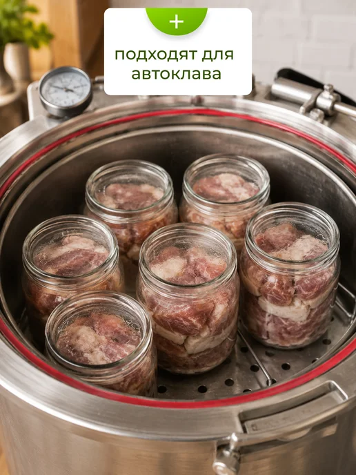 crafy Стеклянные банки для консервирования, 8 шт, фото 7