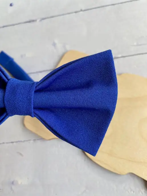 Bowtie__day Галстук бабочка, синий, фото 5