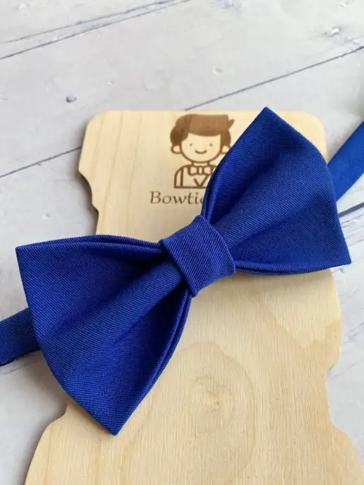 Bowtie__day Галстук бабочка, синий, фото 6