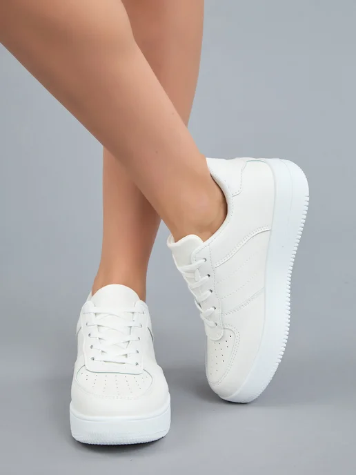 CANDY KROSS Кроссовки кеды спортивные на платформе, белый, фото 20