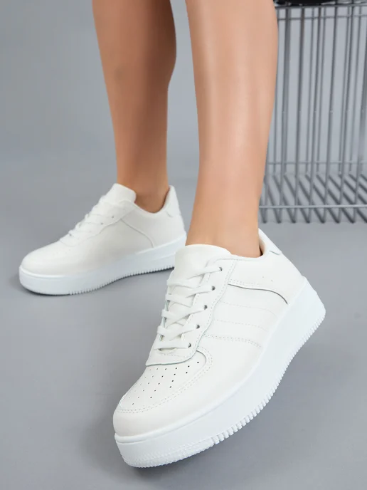 CANDY KROSS Кроссовки кеды спортивные на платформе, белый, фото 22