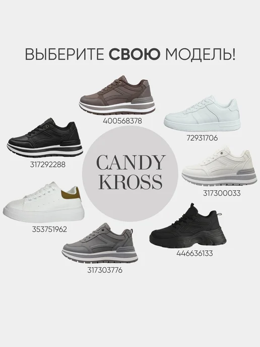 CANDY KROSS Кроссовки кеды спортивные на платформе, белый, фото 25