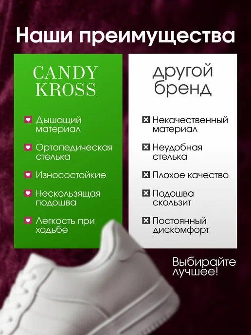 CANDY KROSS Кроссовки кеды спортивные на платформе, белый, фото 5