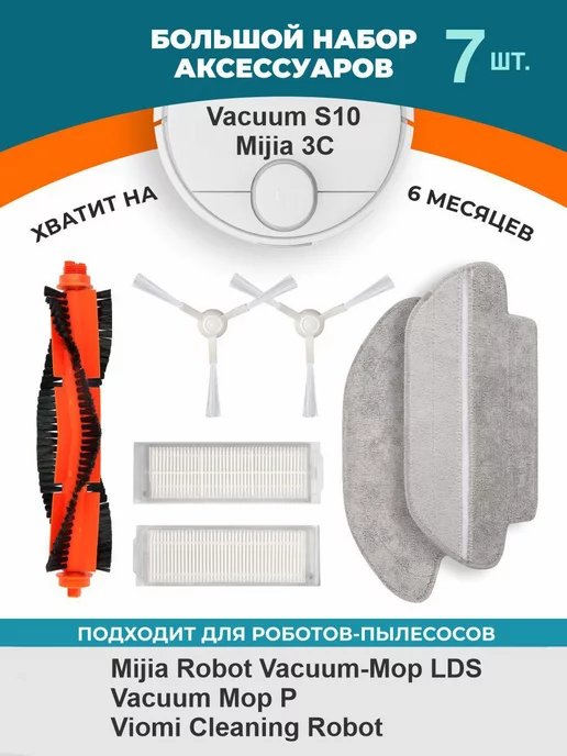 REFILL Фильтры для робота пылесоса Vacuum Mop P, 2S, LDS, S10