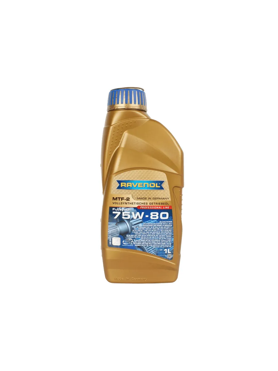 Трансмиссионное масло RAVENOL MTF-2 75W80 1л RAVENOL 73025899 купить за 2  400 ₽ в интернет-магазине Wildberries