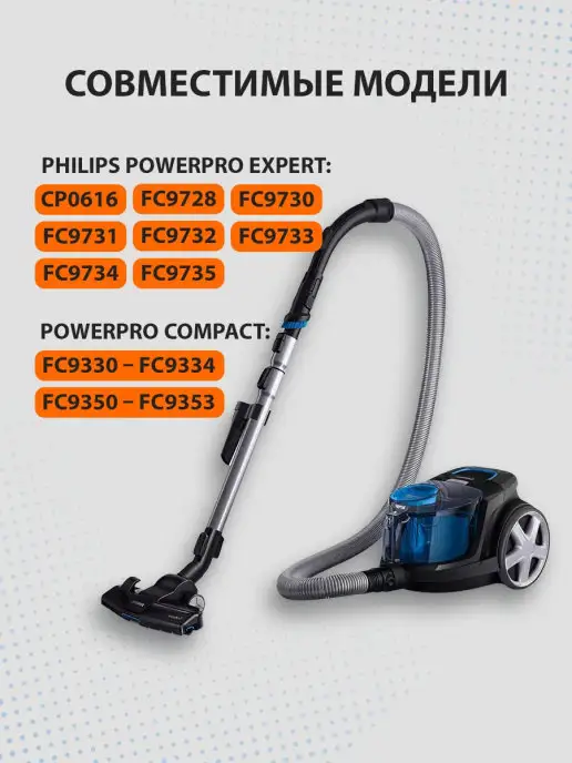 Hepair Hepa фильтр для пылесоса Philips Power PRO EXPERT, вариант, фото 4