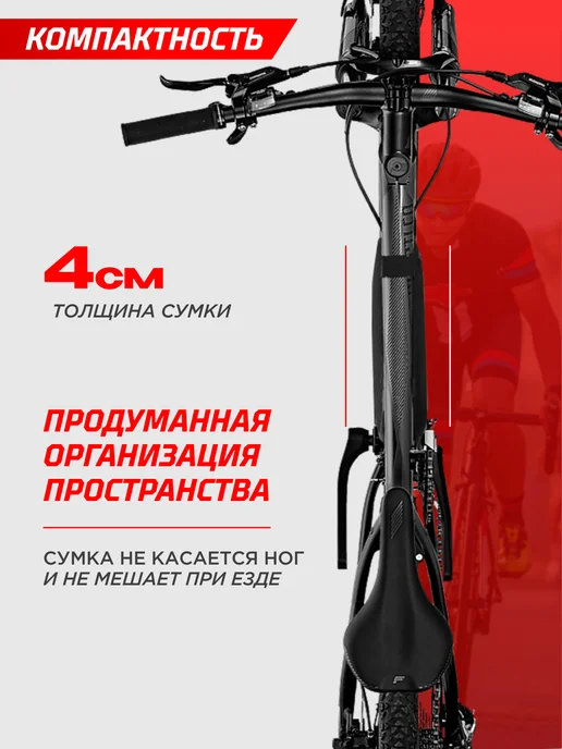 VITOKIN Сумка для велосипеда на раму треугольная ONE PRO, вариант, фото 6