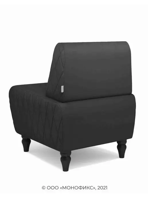 MONOFIX Кресло БУНО экокожа, в гостиную, офис, салон красоты, балкон, вариант, фото 6