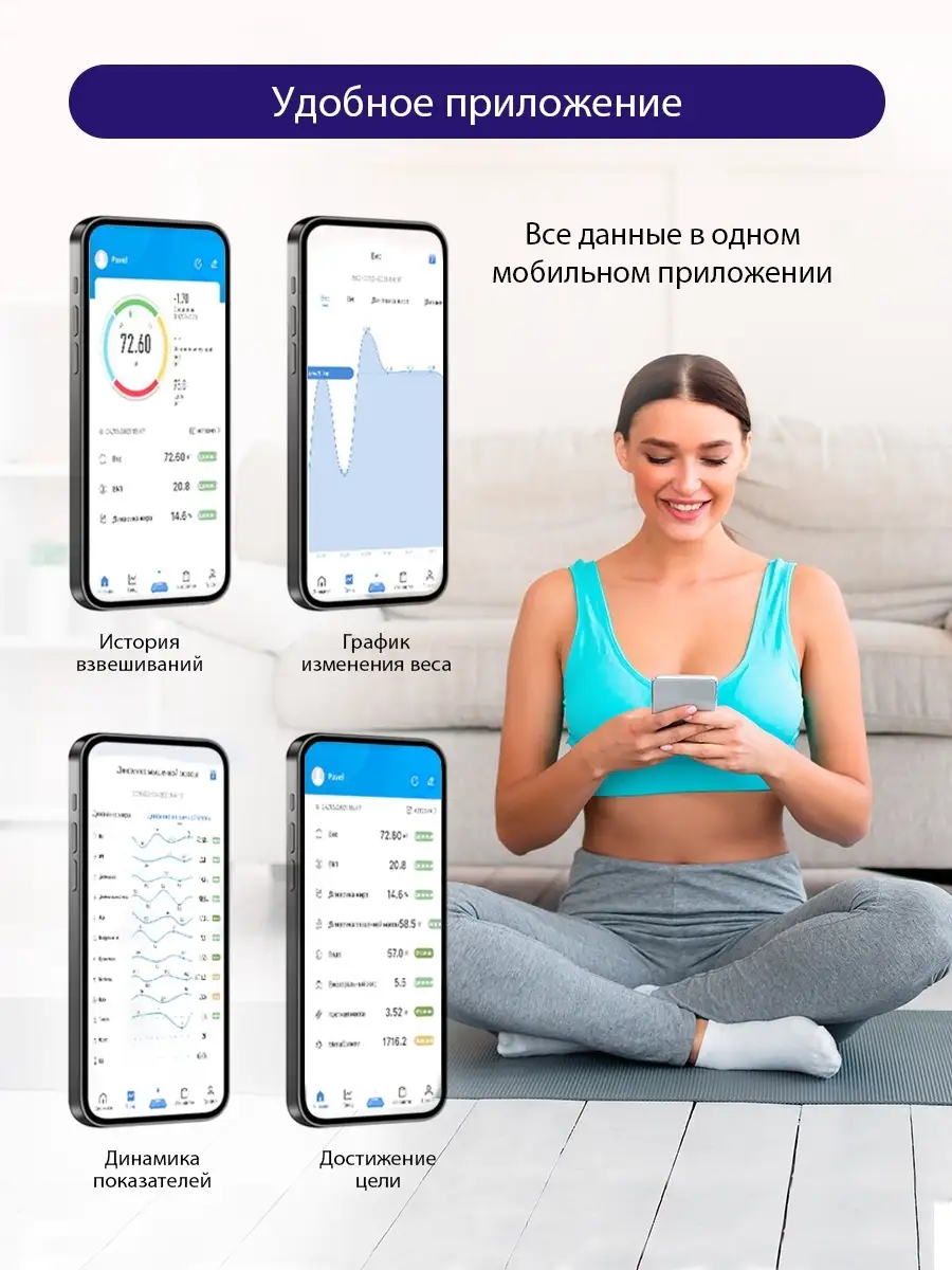 Умные весы напольные электронные с Bluetooth 28х28 см LUMME 73086591 купить  за 523 ₽ в интернет-магазине Wildberries