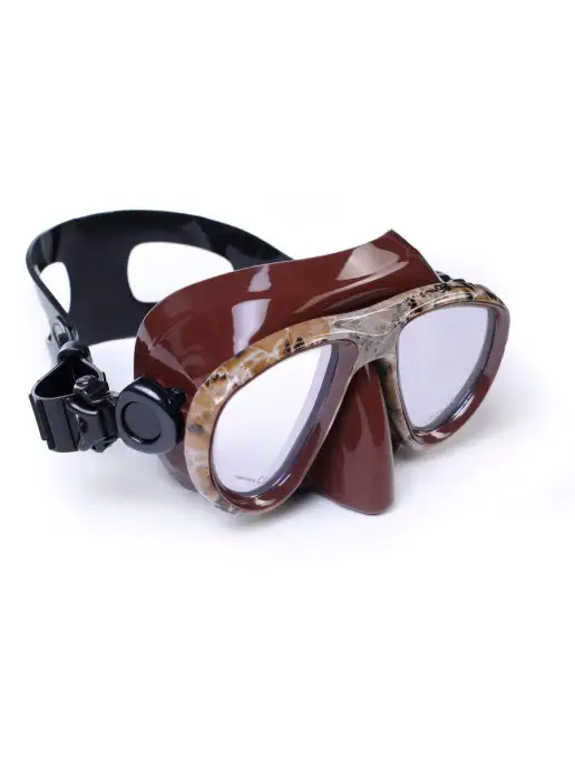 Aqua Discovery Маска для дайвинга Aquadiscovery Camo Brown глубоководная, коричневый