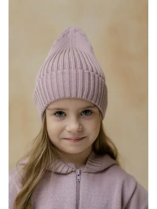 Marina Textile Шапка бини для новорожденного демисезон, розовый, фото 6