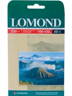 Фотобумага Lomond 0102035 10x15/230г/м2/50л./белый глянцевое Lomond 73195666 купить за 333 ₽ в интернет‑магазине Wildberries