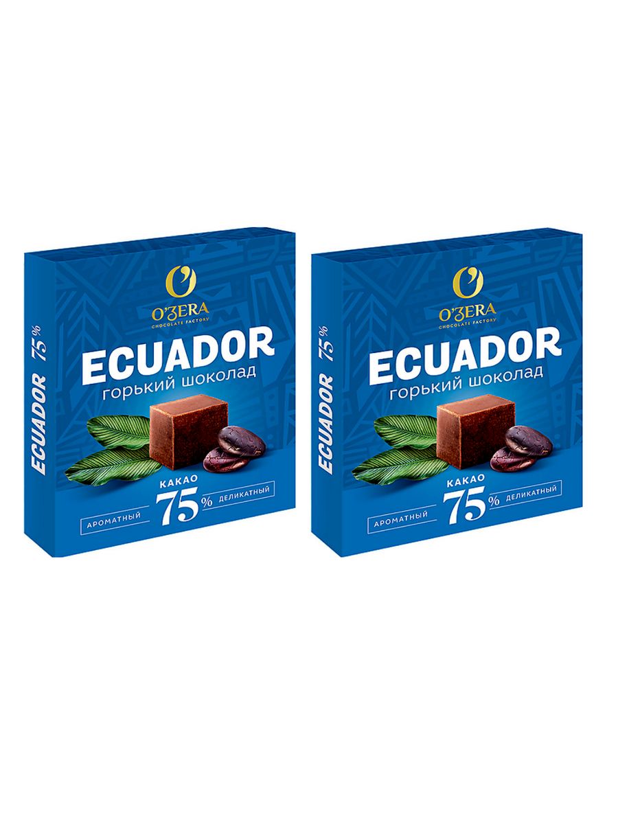 Шоколад Ozera Ecuador 75% 90 г