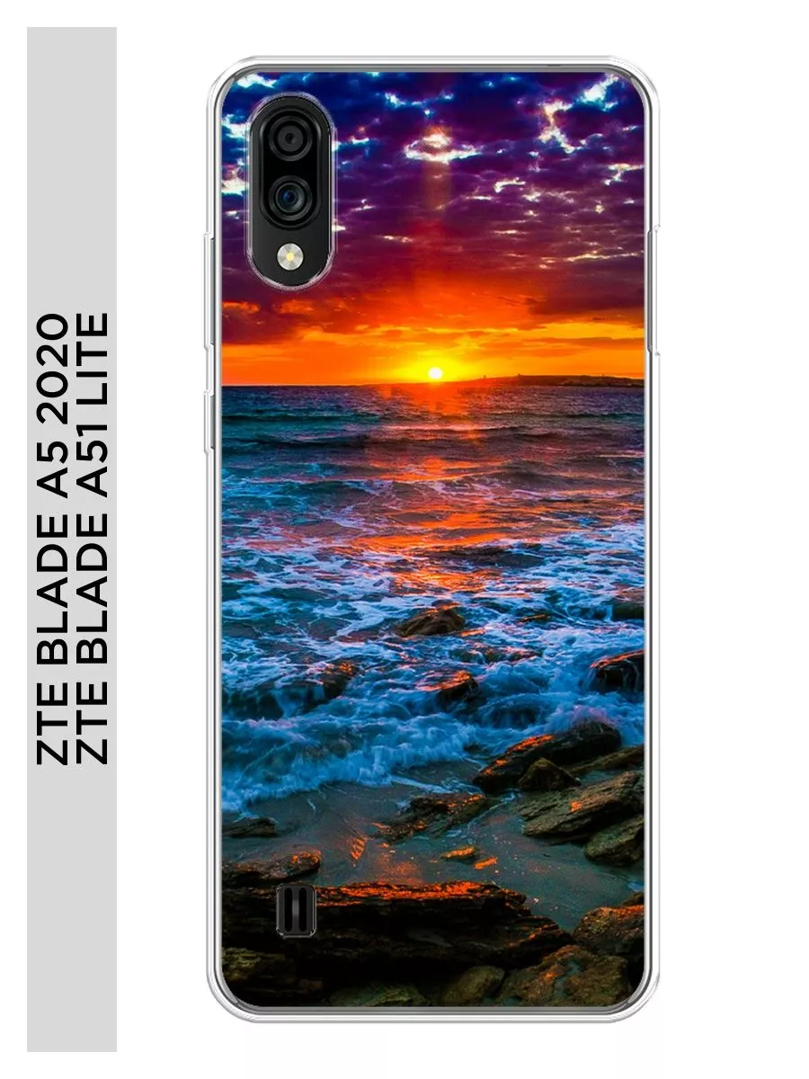 Чехол на ZTE Blade A5 2020 / A51 lite с рисунком ZTE 73229507 купить за 339  ₽ в интернет-магазине Wildberries