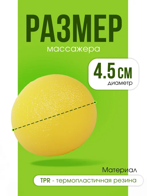 ONLITOP Эспандер для рук реабилитационный, желтый, фото 2