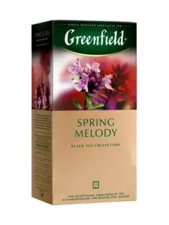 Чай в пакетиках Greenfield Spring Melody 25 пакетиков GREENFIELD 73348983 купить за 179 ₽ в интернет-магазине Wildberries