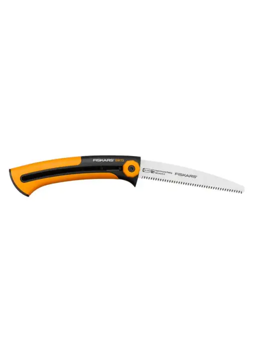 FISKARS Пила садовая складная мелкий зуб, черный