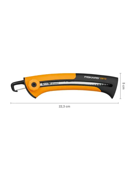 FISKARS Пила садовая складная мелкий зуб, черный, фото 6