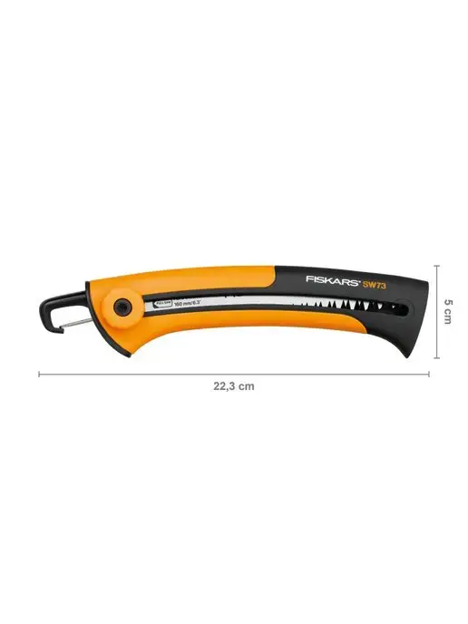 FISKARS Пила садовая ручная с крупным зубом, черный, фото 4