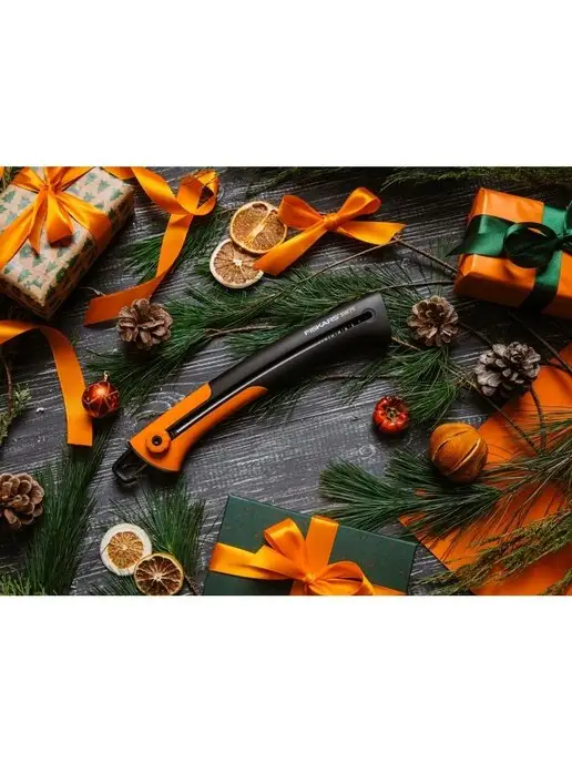 FISKARS Пила садовая ручная с крупным зубом, черный, фото 8