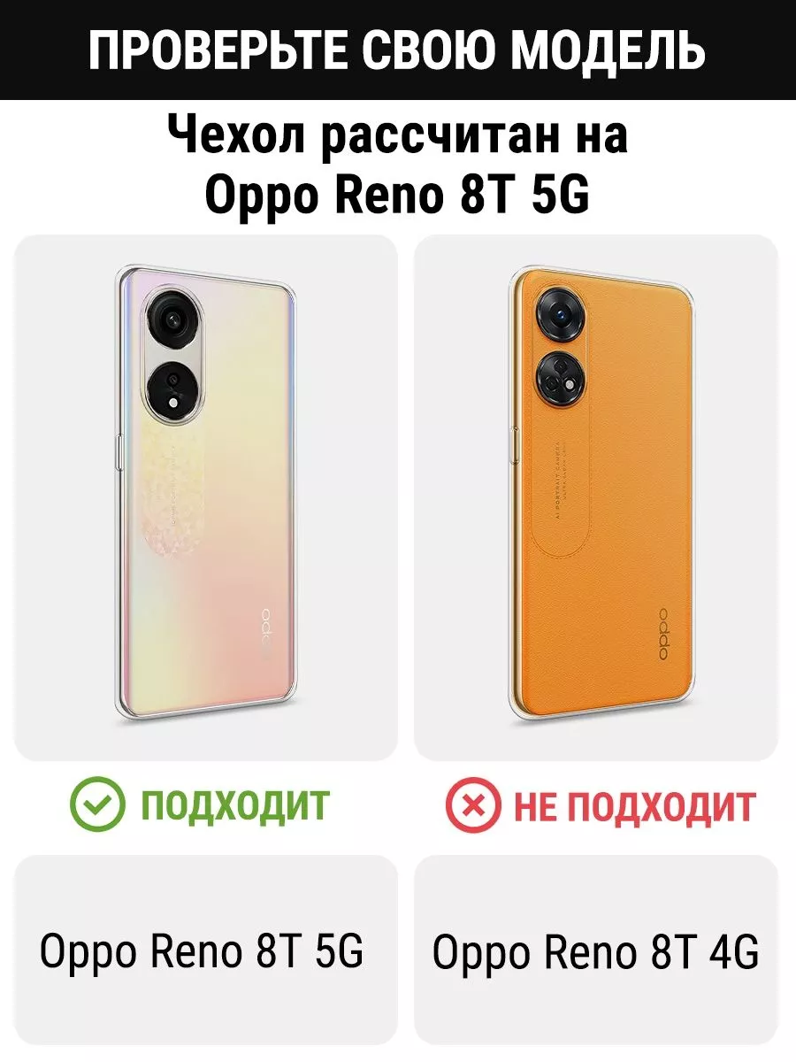 Чехол на OPPO Reno 8T 5G / Оппо Рено 8Т 5G OPPO 73409810 купить за 284 ₽ в  интернет-магазине Wildberries