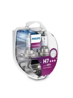 Лампа автомобильная галогенная PHILIPS H7 Vision Plus, 2 шт Philips 73458728 купить за 1 004 ₽ в интернет-магазине Wildberries