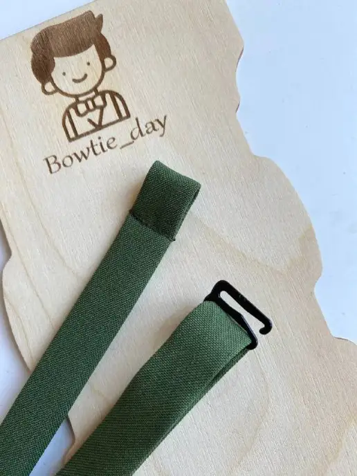 Bowtie__day Бабочка галстук зеленая женская мужская на свадьбу, зеленый, фото 3