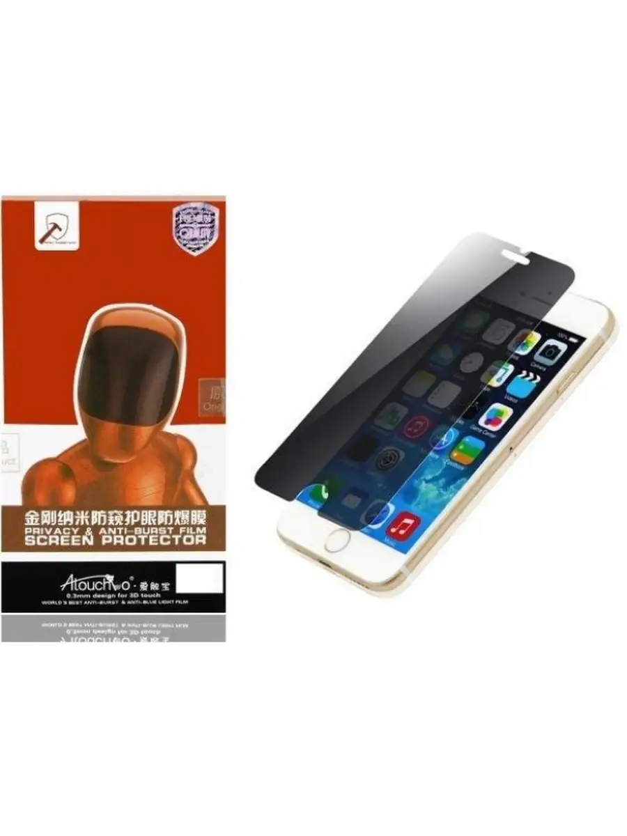 Защитная пленка iPhone XS/X анти-шпион Alouch OnlyPack 73542707 купить за  307 ₽ в интернет-магазине Wildberries