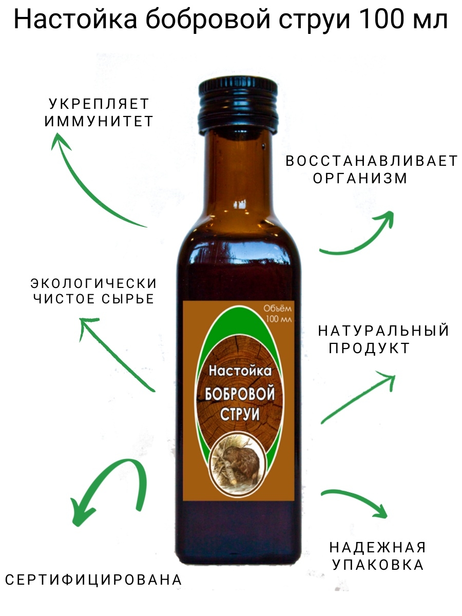 Бобровая струя инструкция по применению настойка