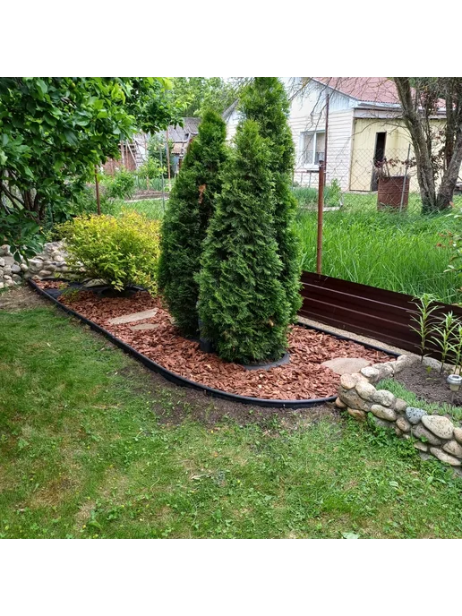 Anmaks Бордюр садовый пластиковый Анмакс Кантри Mini, черный, фото 7