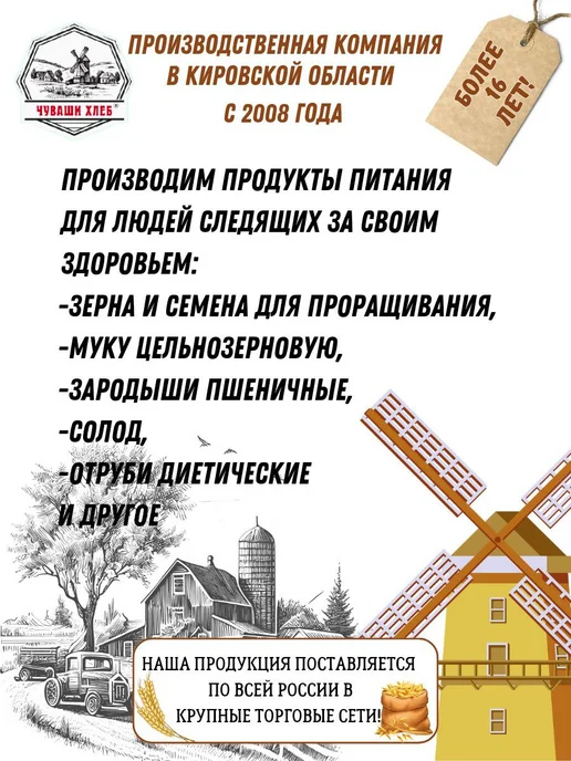 Чуваши Хлеб Пшеница для проращивания и отваров, 3 кг, 3 кг, фото 6