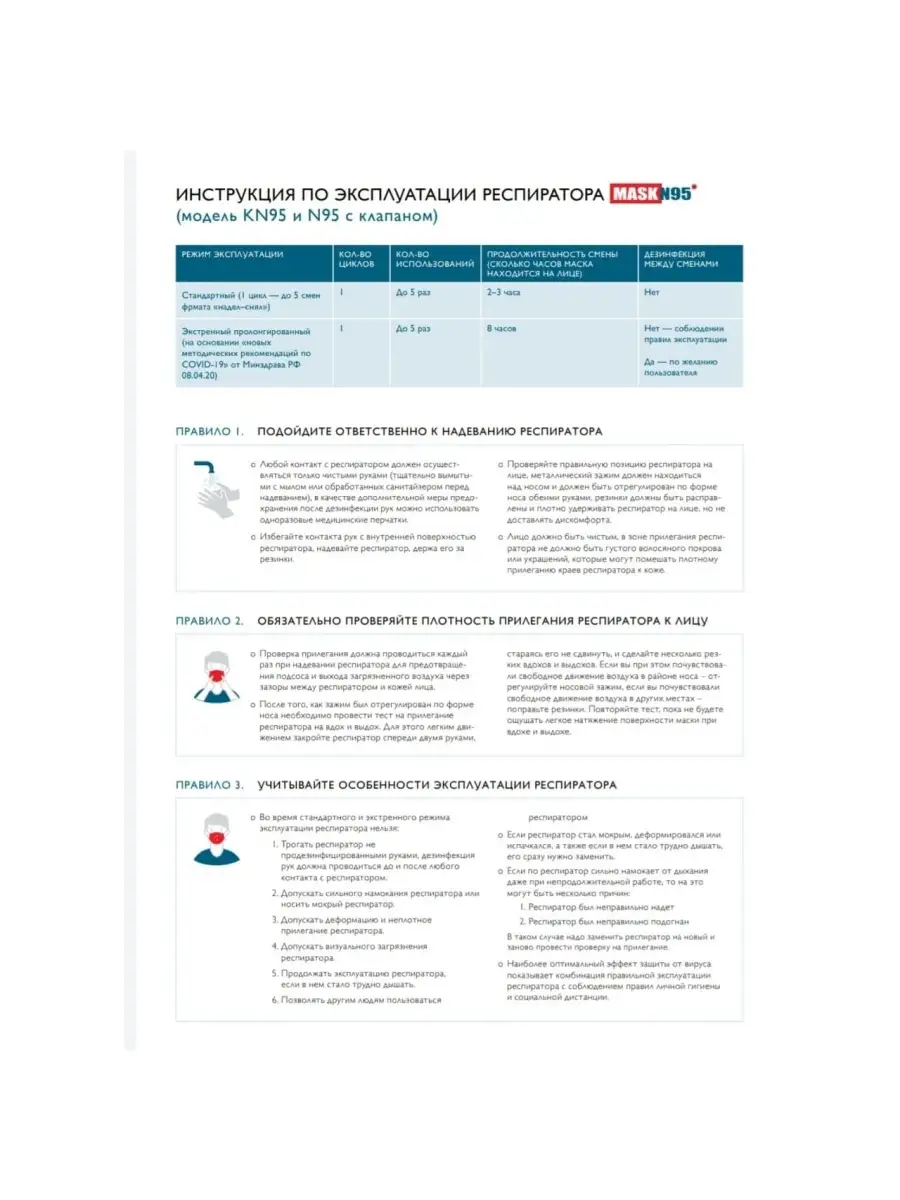 Респиратор KN95 с клапаном слойный 10 шт, маска многоразовая Health  73730070 купить в интернет-магазине Wildberries