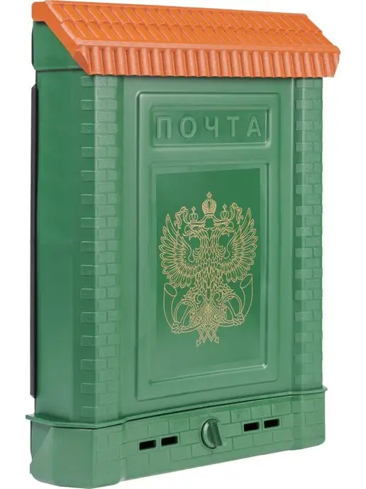 Цикл Почтовый ящик Премиум с накладкой, зеленый