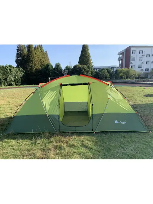 Mir camping 4-х местная кемпинговая палатка Mircamping 1100, зеленый