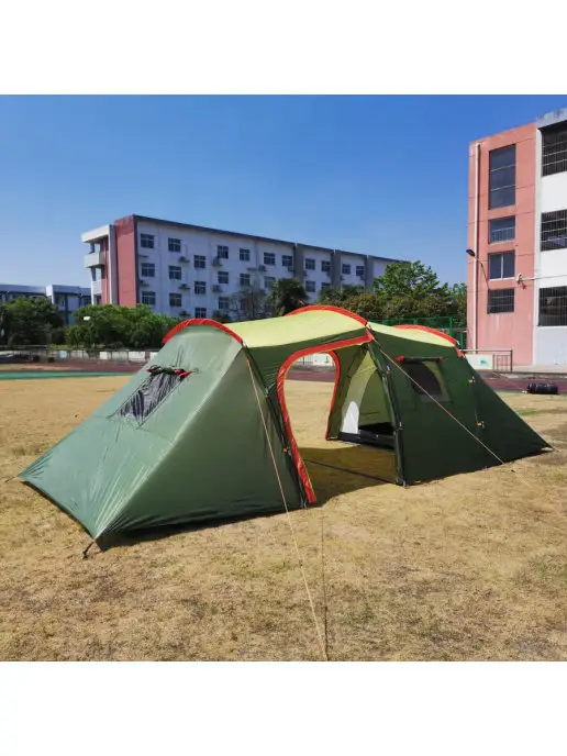 Mir camping Палатка туристическая четырехместная 1007, зеленый